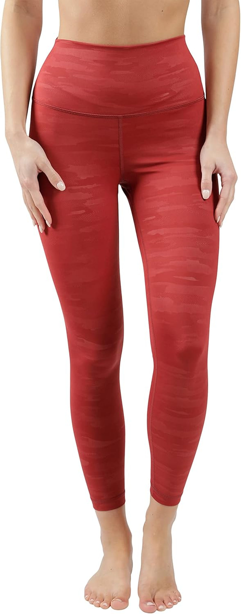 High Waist Tummy Control Squat Proof Ankle Length Printed Leggings