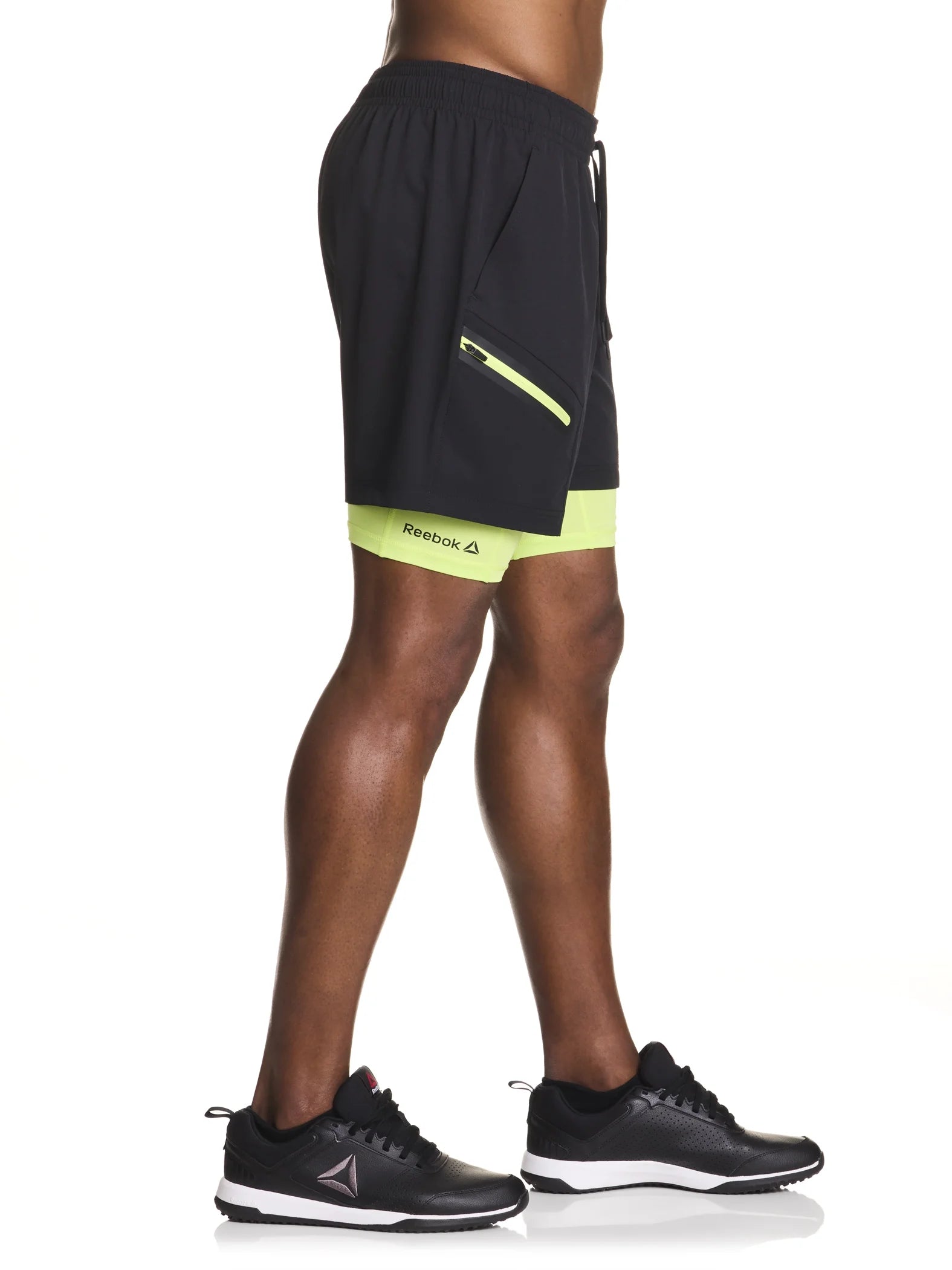 Mens and Big Mens Power up 2-In-1 Woven Shorts (6" Inner, 9" Outer Inseam), Sizes XS-3XL