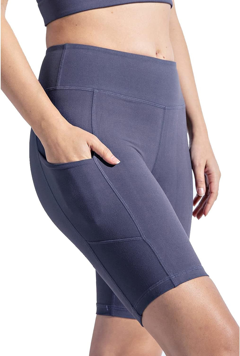 Women'S Cotton Stretch Layering Yoga Bermuda Biker Shorts Tights Pants Leggings Teamwear under Skirts