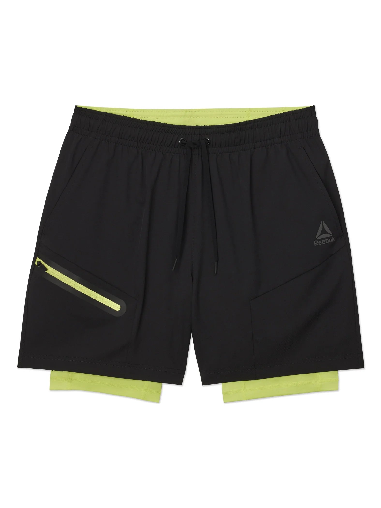 Mens and Big Mens Power up 2-In-1 Woven Shorts (6" Inner, 9" Outer Inseam), Sizes XS-3XL