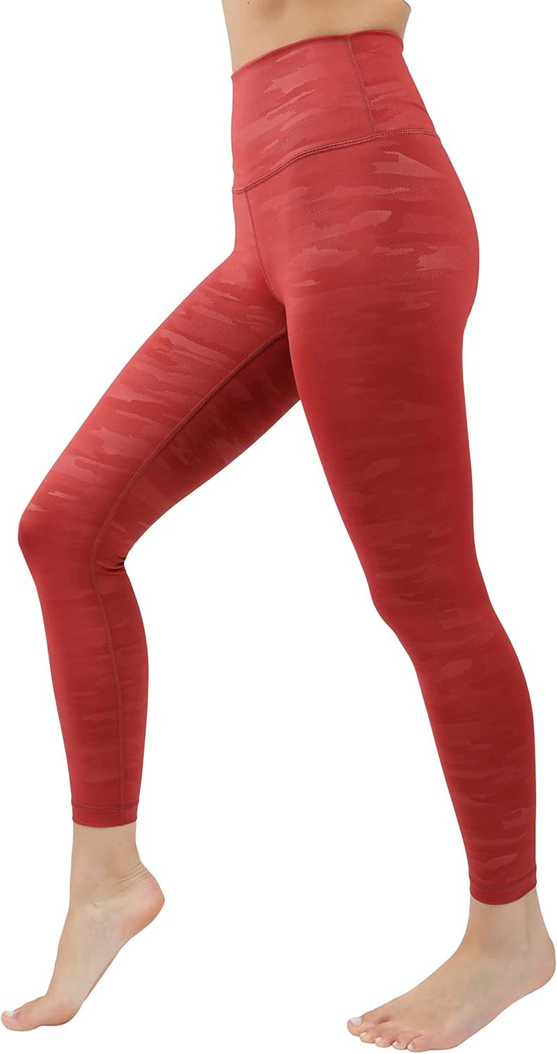 High Waist Tummy Control Squat Proof Ankle Length Printed Leggings